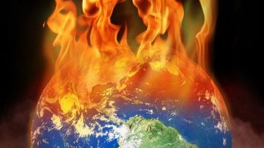 Global Warming Climate Change Earth on Fire