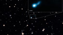 Glow from the Big Bang Allows Discovery of Distant Black Hole Jet