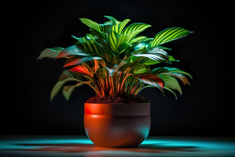 Glowing Indoor Plant