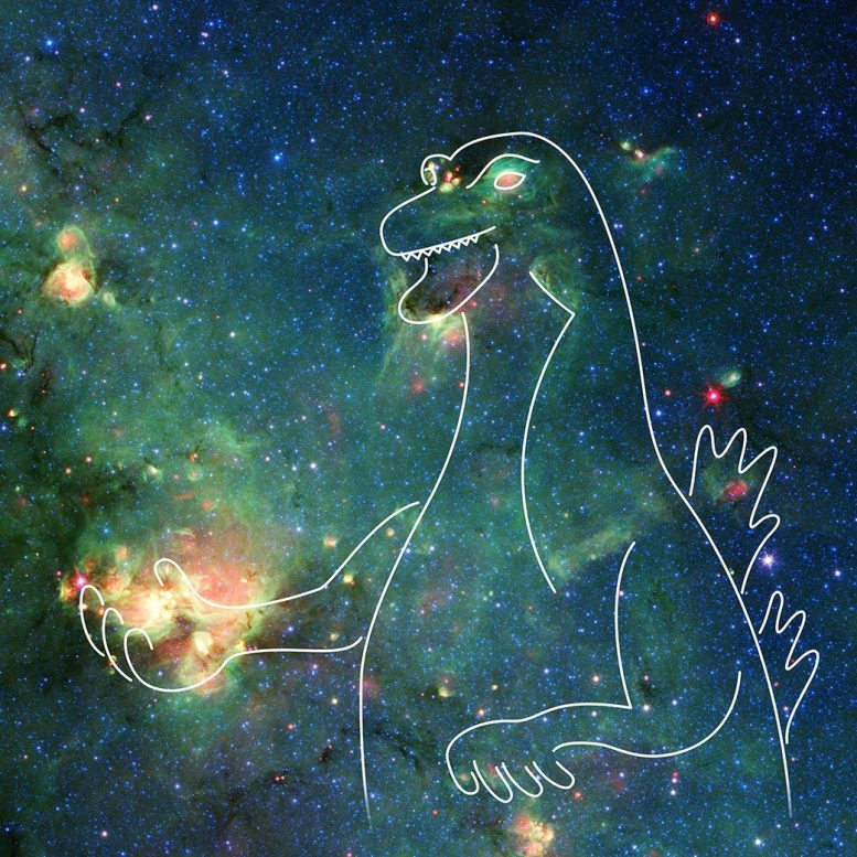 Godzilla Nebula Spitzer