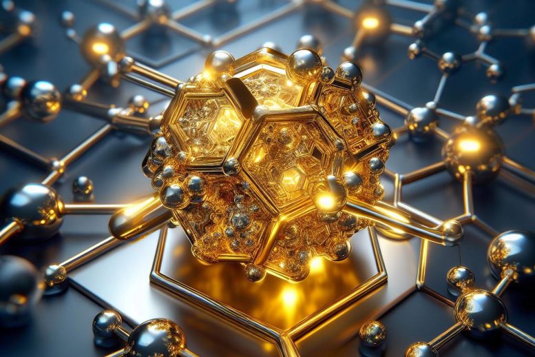 Gold Chemistry Material Science Concept