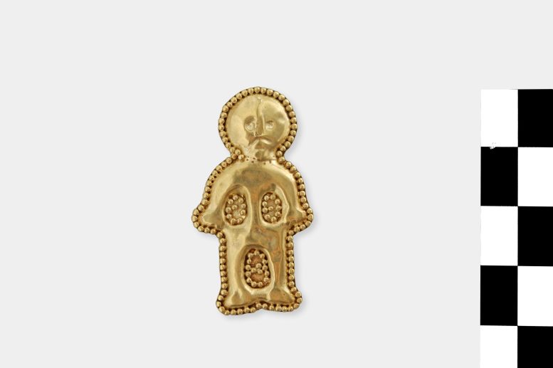 Gold Figurine From the Excavation at Rákóczifalva