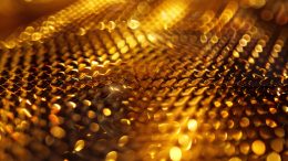 Gold Nanotechnology Concept