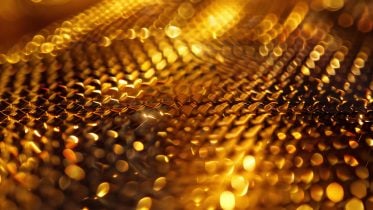 Gold Nanotechnology Concept