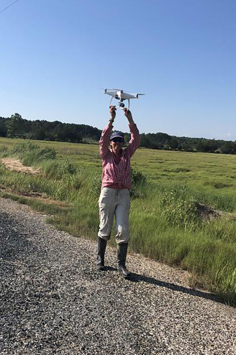 Grace Molino Catches Drone