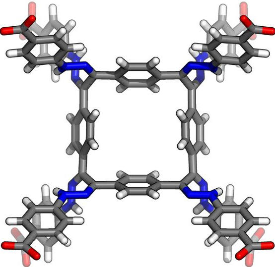 Graphic Representation Molecular Crystals Based on Cyclotetrabenzil Hydrazones