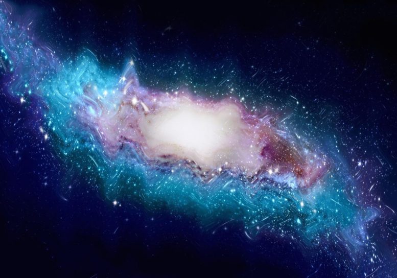 Gravitational Lens Milky Way Bulge Concept