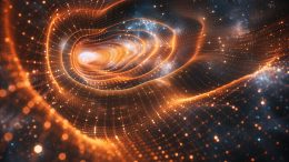Gravitational Waves Spacetime Astrophysics Art Concept