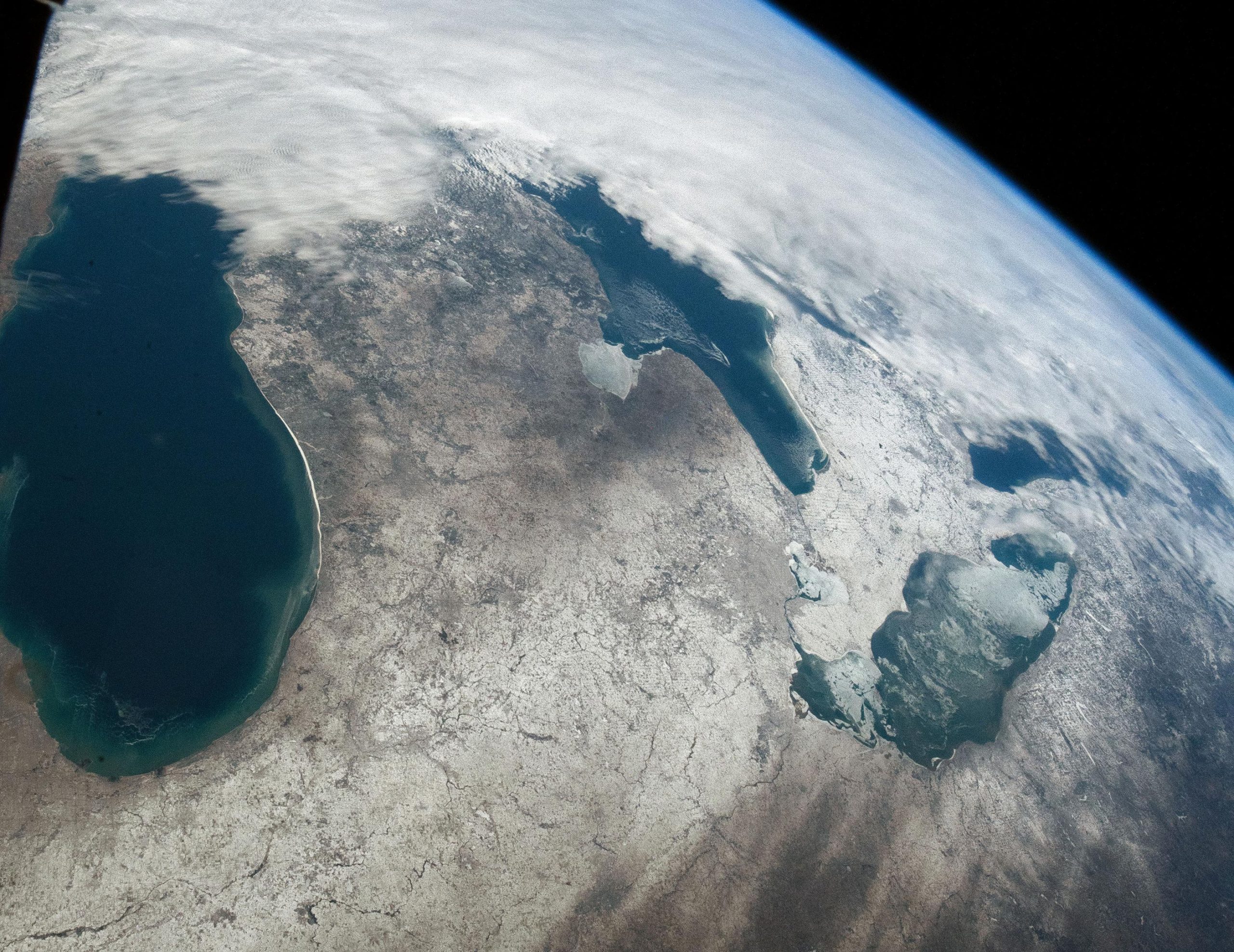 Stunning View Of Great Lakes Dressed For Winter Captured By Nasa