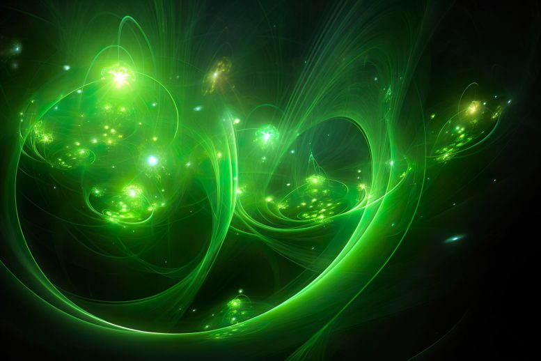 Green Glow Abstract Longevity