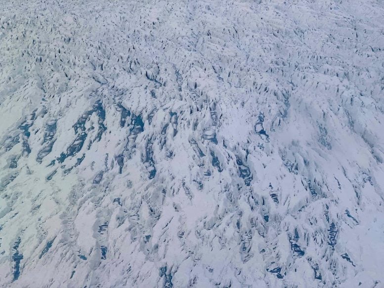 Greenland Glacier Melt Ponds