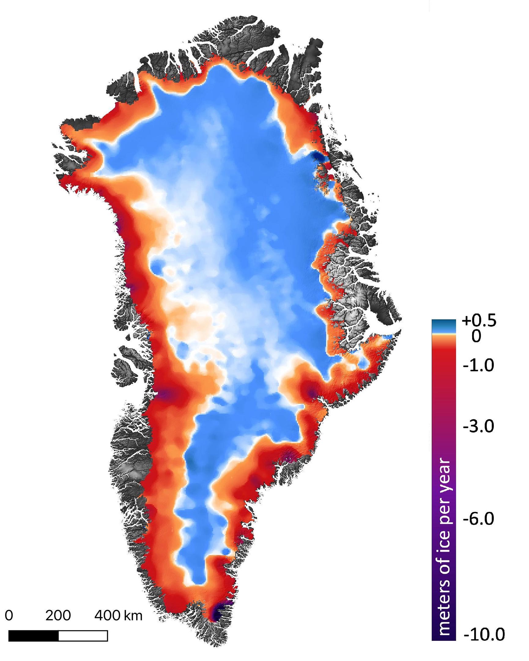 NASA’s ICESat2 Mission Maps 16 Years of Melting Greenland and