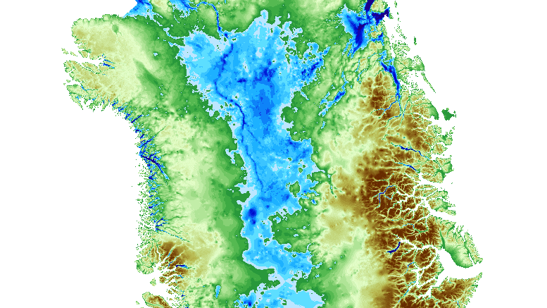Greenland Ice Loss Animation