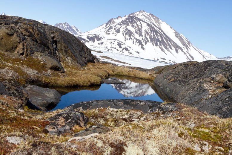 Greenland meltwater basin