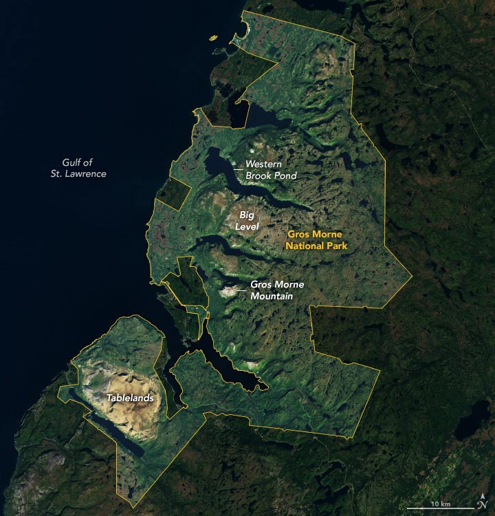 Gros Morne National Park Annotated