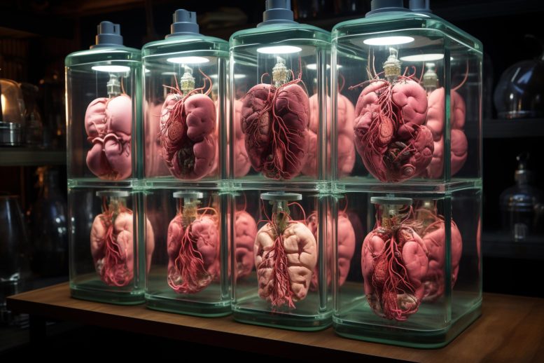 Growing Mini Organs Art Concept