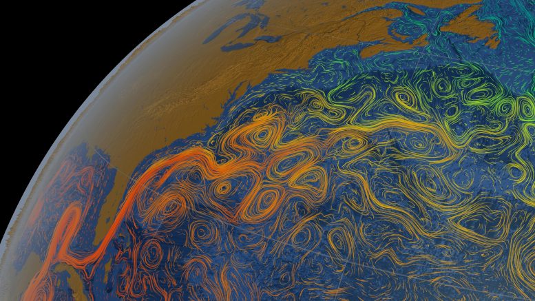 Gulf Stream Sea Surface Currents and Temperatures
