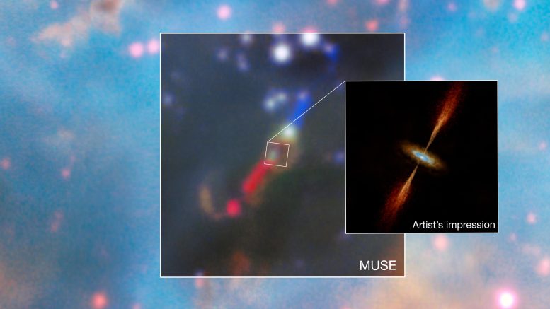 HH 1177 Observations du jeune système stellaire MUSE