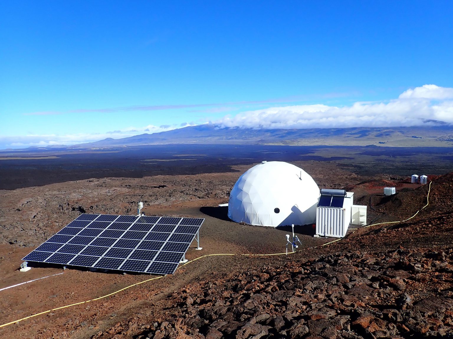 Mars Base Tubes HI-SEAS Mars/Moon Habitat: Scientists Don Spacesuits to Explore ...