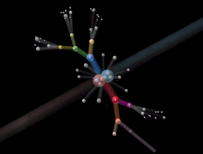 Hadrons Split Into Quarks and Bosons