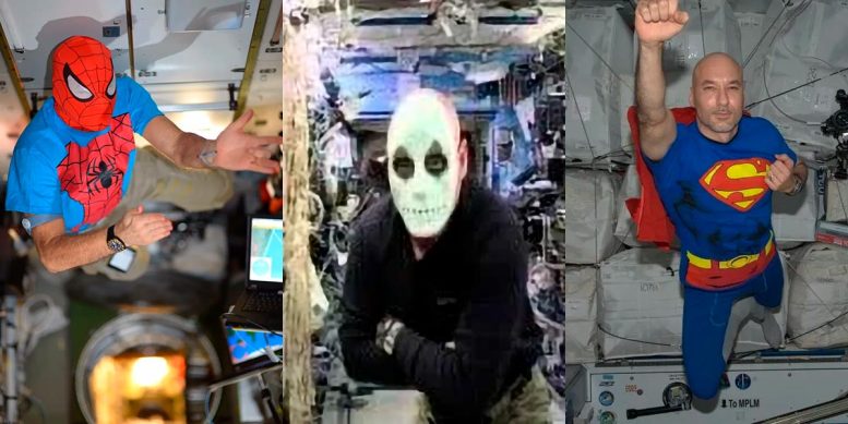 Halloween on International Space Station