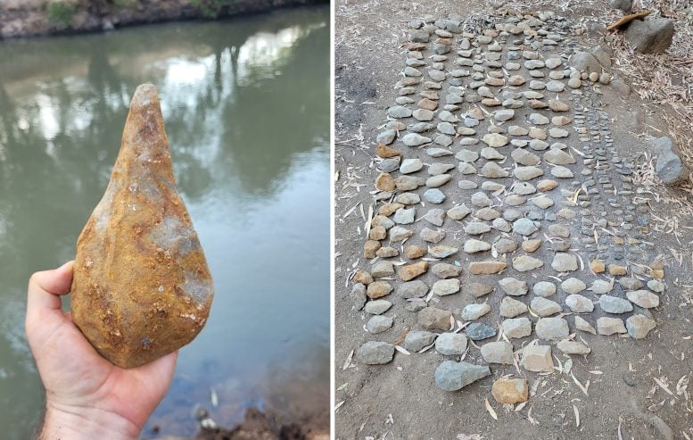 Handaxes, Stone Tools Uncovered at the Acheulian Site North of Gesher Benot Ya’aqov