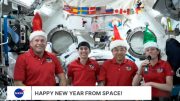 Happy New Year 2023 From Space Station