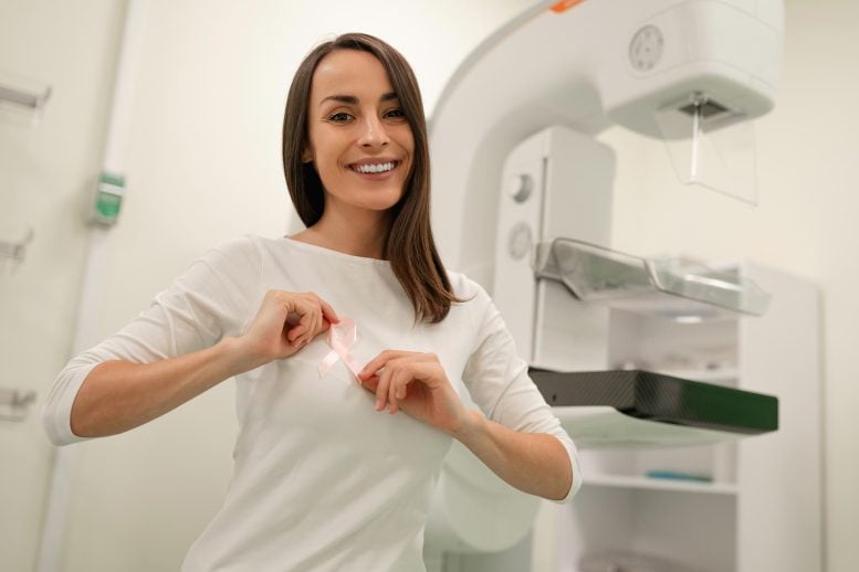Happy Woman Breast Cancer Treatment