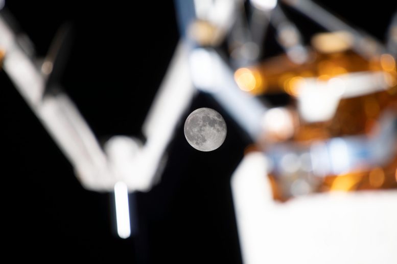 Harvest Moon Photographed From International Space Station