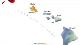 Hawaii Rainfall March 2021 Annotated