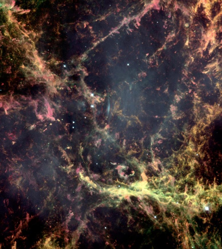Heart of Crab Nebula