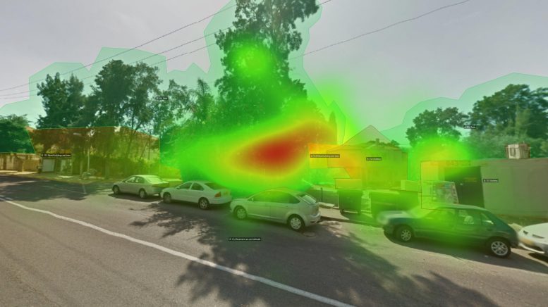 Heat Map of Frequently Viewed Street Locations