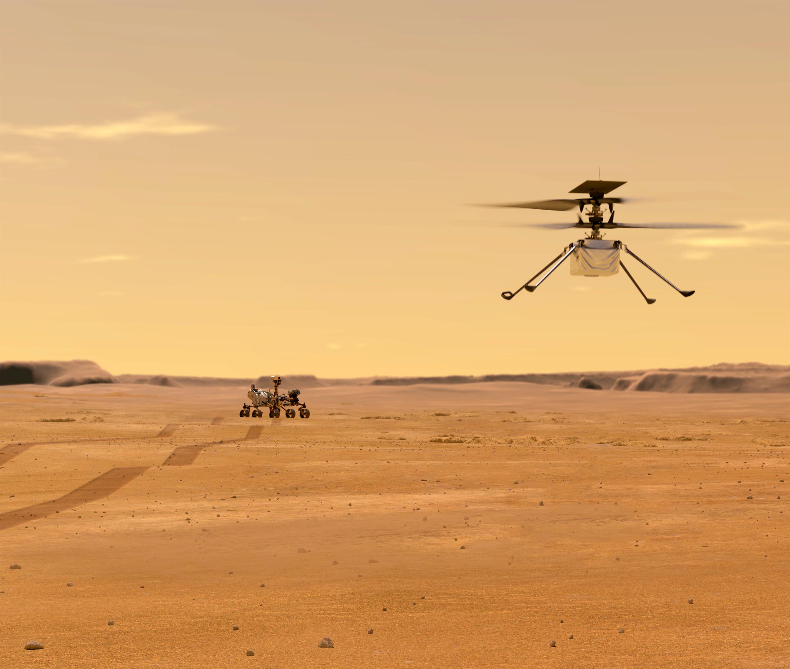 NASA’s Ingenuity Mars Helicopter Completes First Flight With New Navigation Software