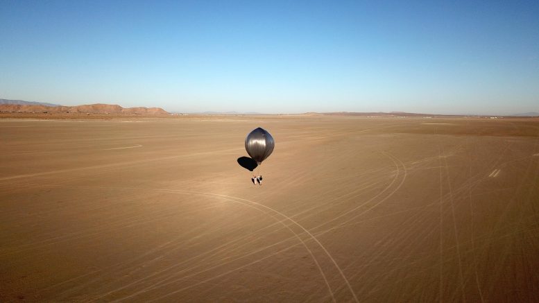Heliotrope Balloons Flown Near Ridgecrest California