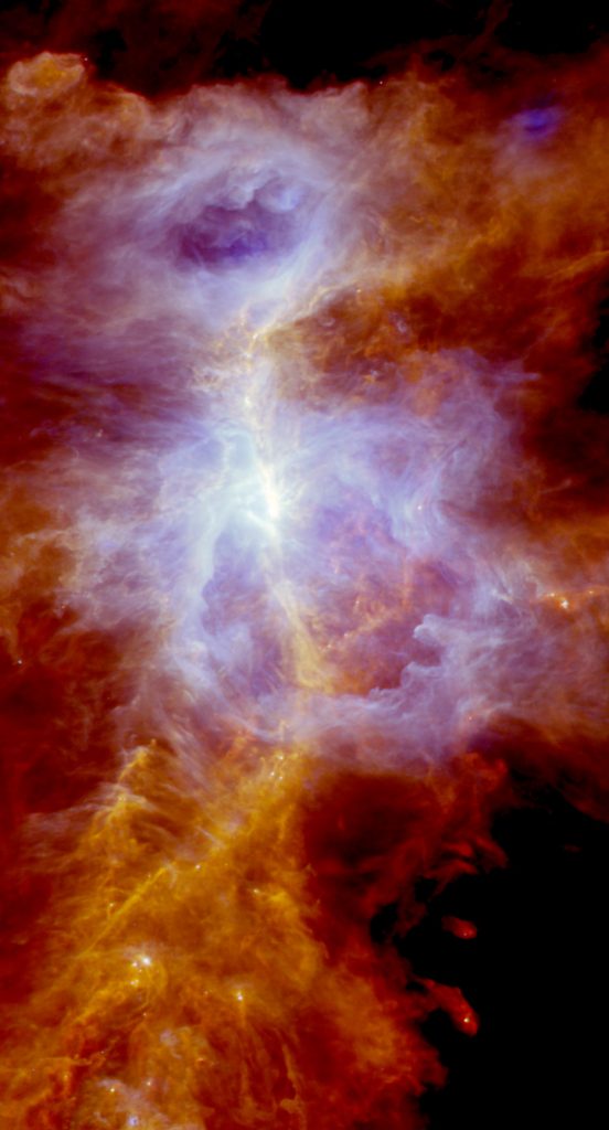 Herschel Views the Orion A Star Formation Cloud