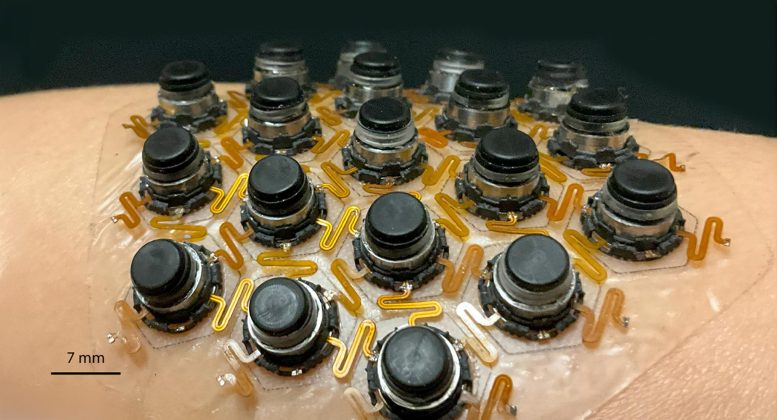 Hexagonal Array of 19 Actuators