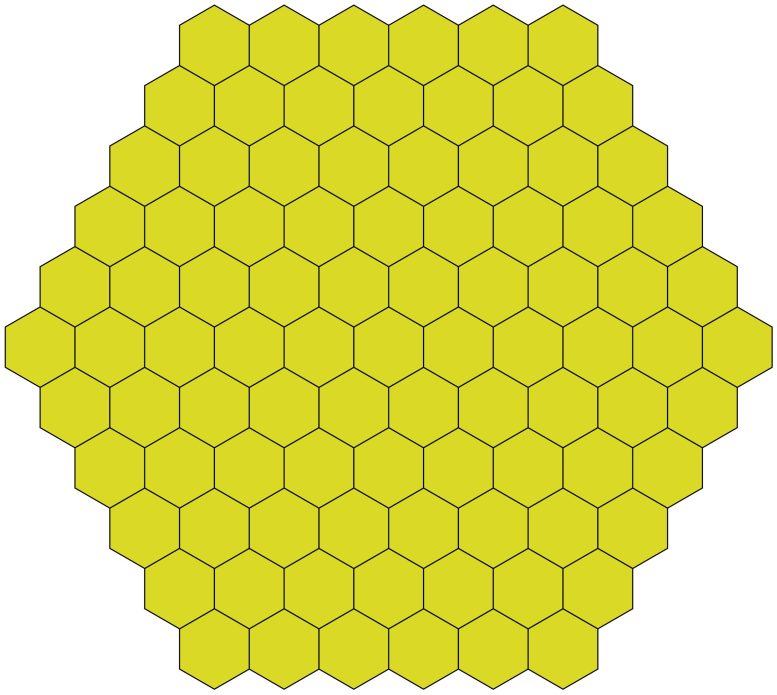Hexagonal Honeycomb Pattern