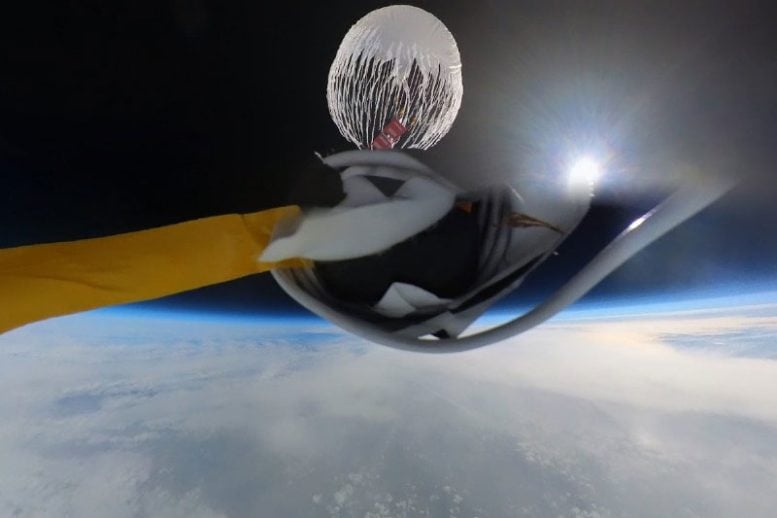 High Altitude Balloon Burst During Cosmic Ray Experiment