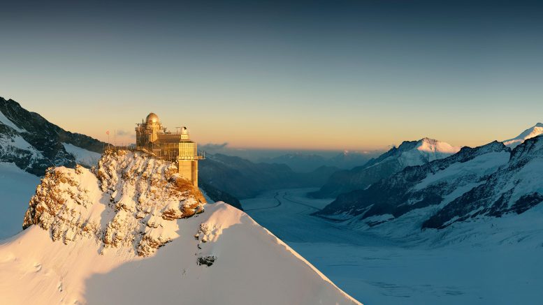 High-Altitude Integrated Carbon Observation System (ICOS) Jungfraujoch Station in Switzerland