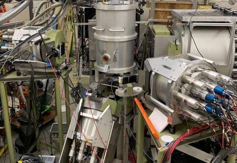 High Intensity Gamma Ray Source Compton Scattering Setup
