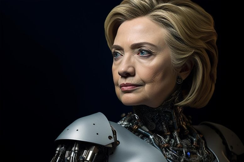 Hillary Clinton AI Robot Concept