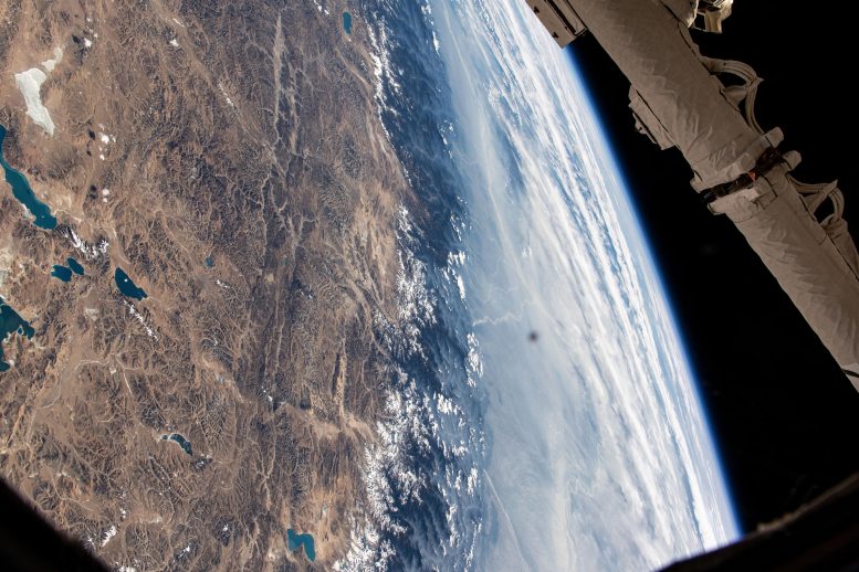 Himalayas Separate China From Cloudy India