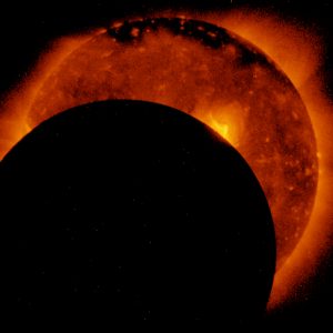 Hinode Satellite Captures Powerful Aug. 21 Eclipse Images