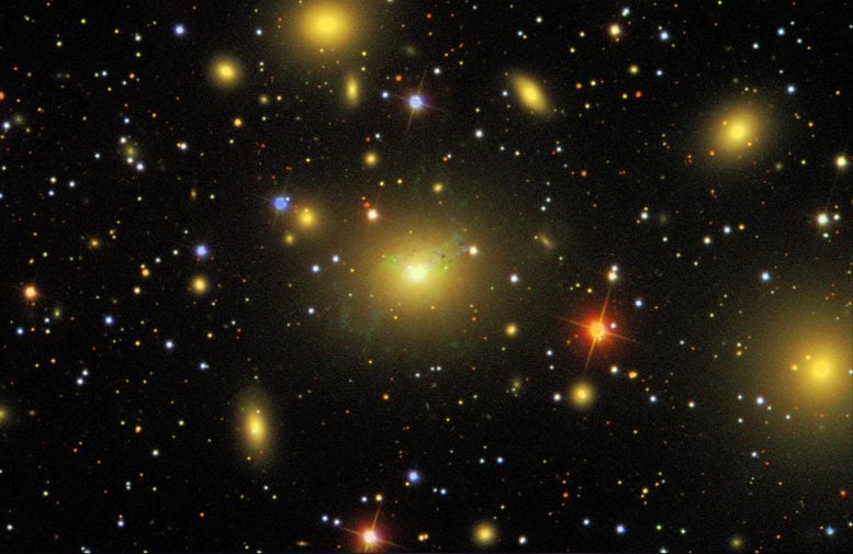 Hitomi Mission Glimpses Hot Gas in the Perseus Galaxy Cluster