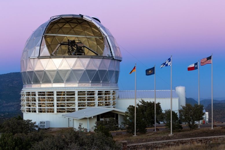Hobby-Eberly Telescope at Dusk