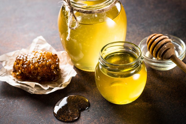 Honey Jar Honeycomb