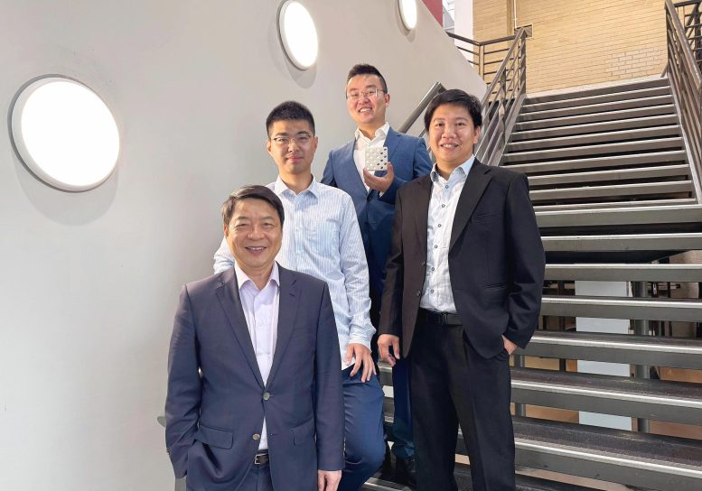 Honorary Professor Mike Xie, Dr. Hongru Zhang, Dr. Jiaming Ma and Dr. Ngoc San Ha