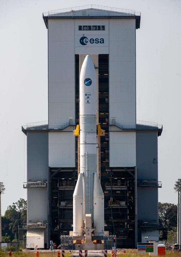 Test à chaud de l'étage central d'Ariane 6 sur la rampe de lancement