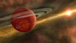 Hot Jupiter Exoplanet Illustration