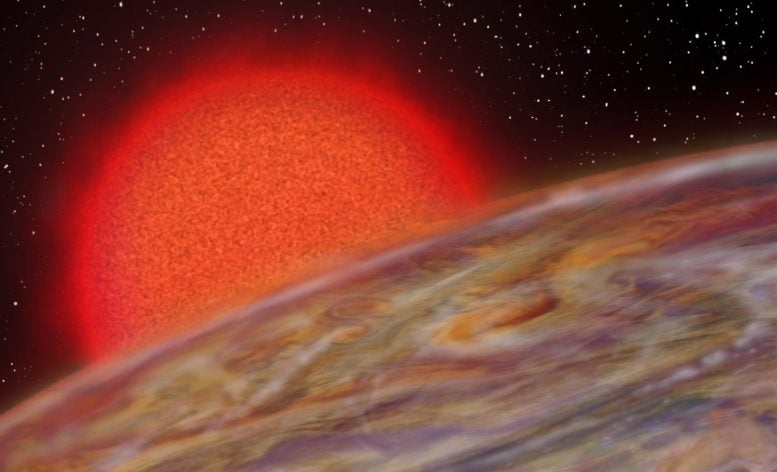Hot Jupiter-Like Exoplanet Orbits Dying Star